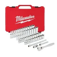 MILWAUKEE Sada ráčny 1/4˝ a metrických a palcových nástrčných klíčů (50 ks)